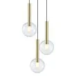 MILAGRO ML0332 Lampa wisząca NIKO GOLD 3xG9