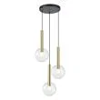 MILAGRO ML0332 Lampa wisząca NIKO GOLD 3xG9