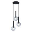 MILAGRO ML0333 Lampa wisząca NIKO BLACK 3xG9