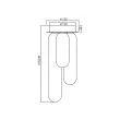MILAGRO ML0339 Lampa sufitowa PAX BLACK 3xG9