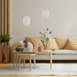 MILAGRO ML0350 Lampa wisząca BRAGA WHITE 1xE27