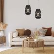 MILAGRO ML0354 Lampa wisząca ARONA BLACK 1xG9 fi 250