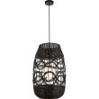 MILAGRO ML0355 Lampa wisząca ARONA BLACK 1xG9 fi 400
