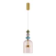 MILAGRO ML0357 Lampa wisząca ARTE 12W LED śr. 16cm mosiądz