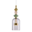 MILAGRO ML0359 Lampa wisząca ARTE 12W LED śr. 13cm mosiądz