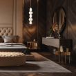 MILAGRO ML0361 Lampa wisząca CARO GOLD 40W LED