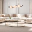MILAGRO ML0366 Lampa wisząca CARO SMOKED 42W LED