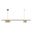 MILAGRO ML0369 Lampa wisząca (listwa) GENESIS BLACK GOLD 5xGU10