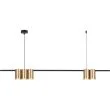 MILAGRO ML0369 Lampa wisząca (listwa) GENESIS BLACK GOLD 5xGU10