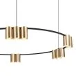 MILAGRO ML0378 Lampa wisząca (koło) GENESIS BLACK GOLD 15xGU10