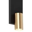 Wyprzedaż MILAGRO ML0379 GENESIS WALL BLACK GOLD 1xGU10
