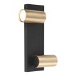 MILAGRO ML0380 GENESIS WALL BLACK GOLD 2xGU10