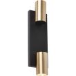 MILAGRO ML0380 GENESIS WALL BLACK GOLD 2xGU10