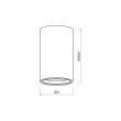 MILAGRO ML0382 GENESIS SPOT WHITE 1xGU10 10cm