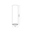 MILAGRO ML0384 GENESIS SPOT BLACK 1xGU10 20cm