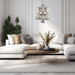 MILAGRO ML0404 Żyrandol AURELIA CHROME 8xE14