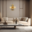 MILAGRO ML0413 Żyrandol DONNA GOLD 9xE14