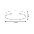 MILAGRO ML0438 Plafon MAQ 18W 3CCT Czarny