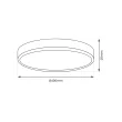 MILAGRO ML0440 Plafon MAQ 32W 3CCT Czarny