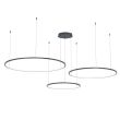 MILAGRO ML0846 Lampa wisząca Saturno Czarny 100W LED