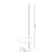 MILAGRO ML1010 Kinkiet SWING 8W LED 3000-6000K