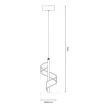 MILAGRO ML1041 Lampa wisząca LARGO 10W LED