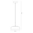 MILAGRO ML1044 Lampa wisząca VETRO CLEAR 6W