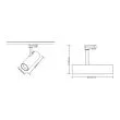 MILAGRO ML1112 Reflektor Sumba 35W 2700/4000K Biały 3 Obwodowy