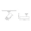 MILAGRO ML1118 Reflektor Magro 7W 2700/4000K Biały 1 Obwodowy
