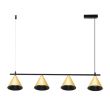 MILAGRO ML1125 Lampa wisząca Cone złoty 4xGU10