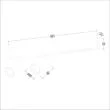 MILAGRO ML1133 Lampa Sufitowa Magnet 9W+2xGU10 3000/4000K biały