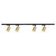 MILAGRO ML1167 Zestaw Pipe Track Złoty 4xGU10 1,5m