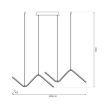 MILAGRO ML1179 Lampa wisząca VERTE 22W LED