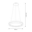 MILAGRO ML1183 Lampa wisząca GRAVITY 36W LED