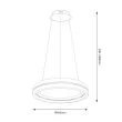 MILAGRO ML1183 Lampa wisząca GRAVITY 36W LED
