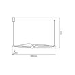 MILAGRO ML1189 Lampa wisząca TWISTER 56W LED