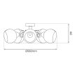 MILAGRO ML1274 Lampa sufitowa OSLO 5xE27