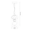 MILAGRO ML1419 Lampa wisząca ASCOLI 8W LED