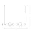 MILAGRO ML1421 Lampa wisząca ASCOLI 24W LED