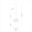 MILAGRO ML1433 Lampa wisząca ARAME 23W LED