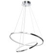 MILAGRO ML1550 Lampa wisząca HOOP CHROME 51W LED