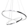 MILAGRO ML1550 Lampa wisząca HOOP CHROME 51W LED