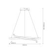 MILAGRO ML1583 Lampa wisząca LORENZO 35W LED 4000K