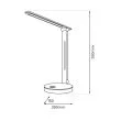 MILAGRO ML1629 Lampka biurkowa Bruno White 5W LED RGB