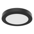 MILAGRO ML1789 Plafon Evora Czarny Round 6W 3CCT