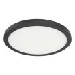 MILAGRO ML1790 Plafon Evora Czarny Round 18W 3CCT
