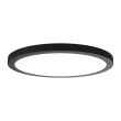 MILAGRO ML1791 Plafon Evora Czarny Round 24W 3CCT