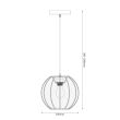 MILAGRO ML1806 Lampa wisząca Dana Czarny 1xE27