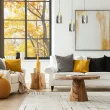 MILAGRO ML1817 Lampa wisząca Arcadia Gold 3xE27