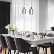 MILAGRO ML1818 Lampa wisząca Arcadia Black 1xE27